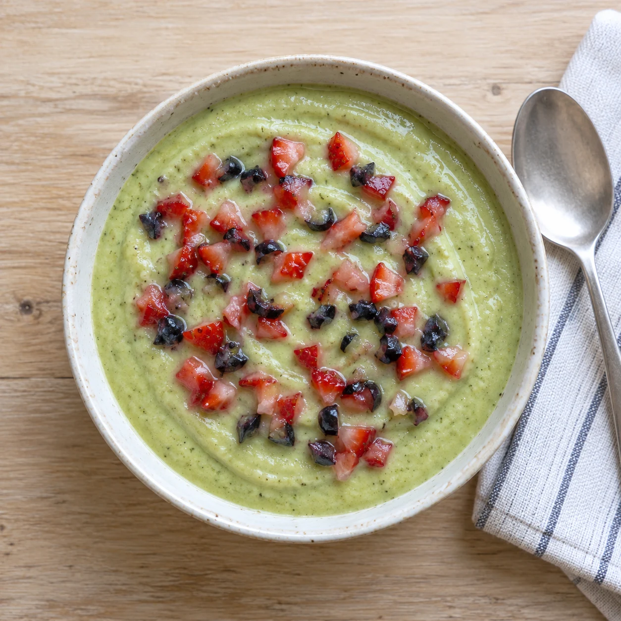 Pear and Avocado Toddler Smoothie Bowl