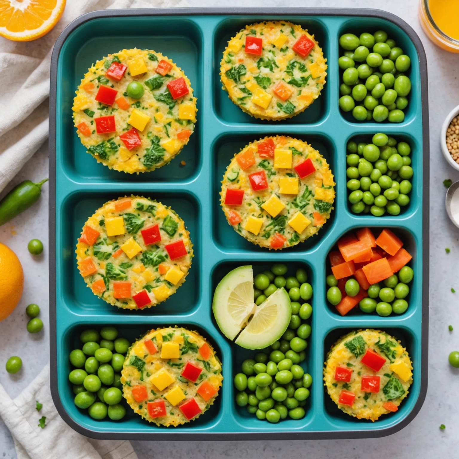Quinoa and Vegetable Mini Frittatas