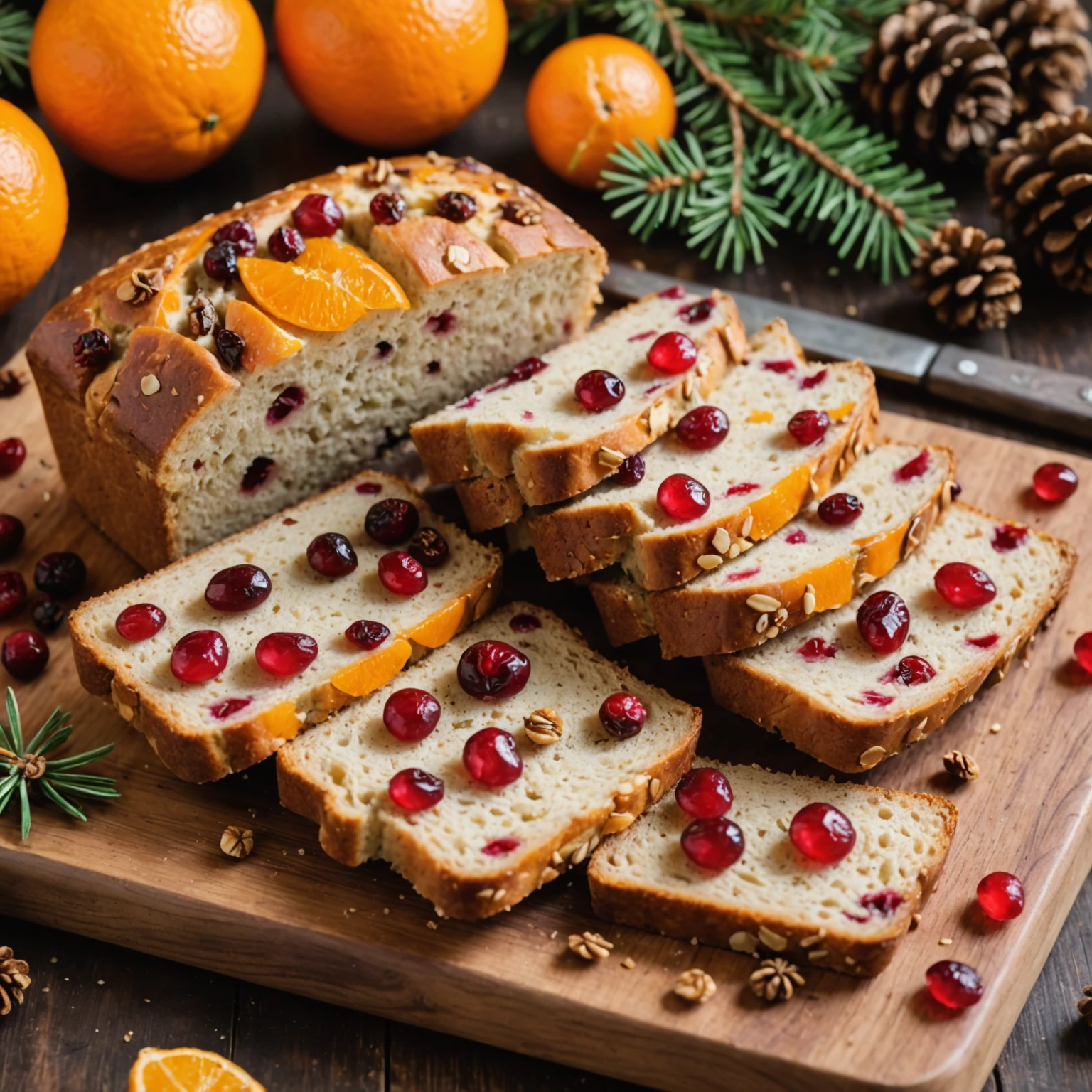 Festive Cranberry and Orange Toddler Bread