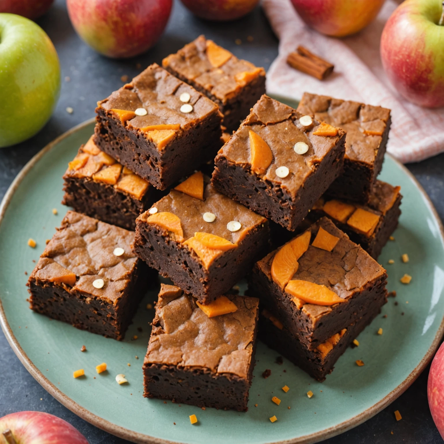 Sweet Potato and Apple Toddler Brownies