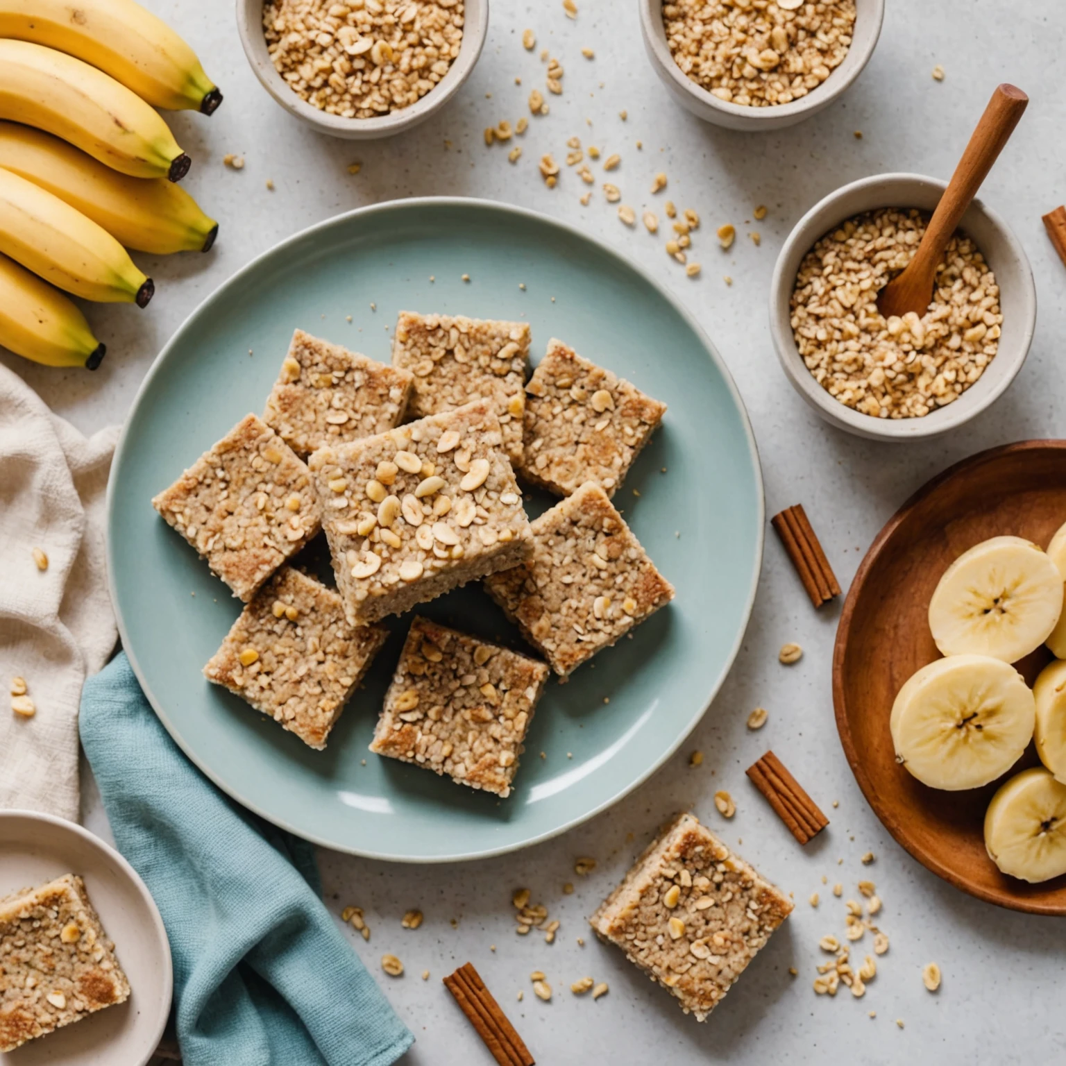 Soft Quinoa and Banana Toddler Porridge Bars