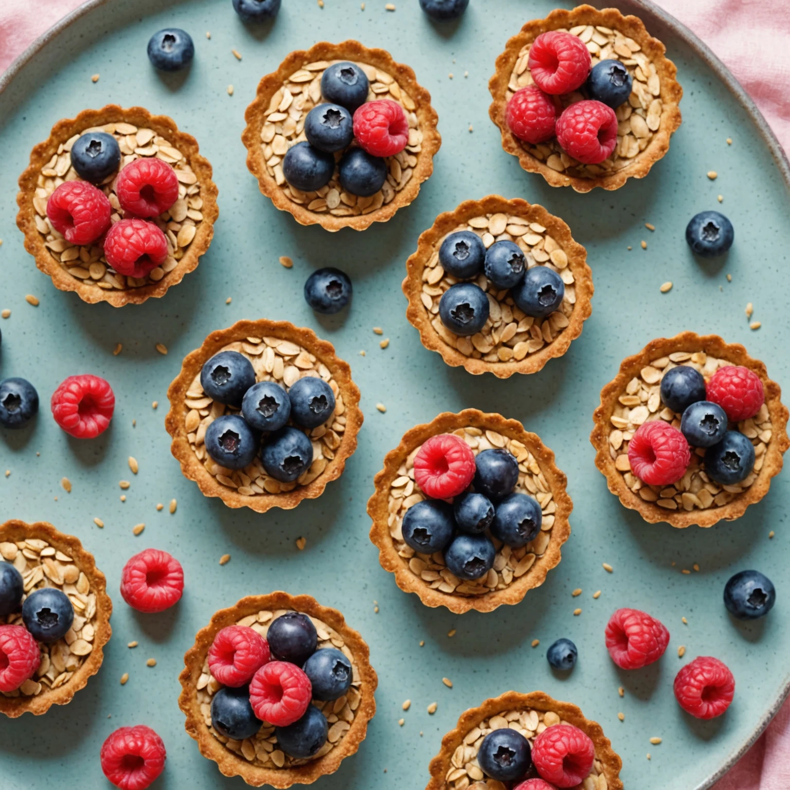Berry and Chia Seed Dairy-Free Tartlets for Toddlers
