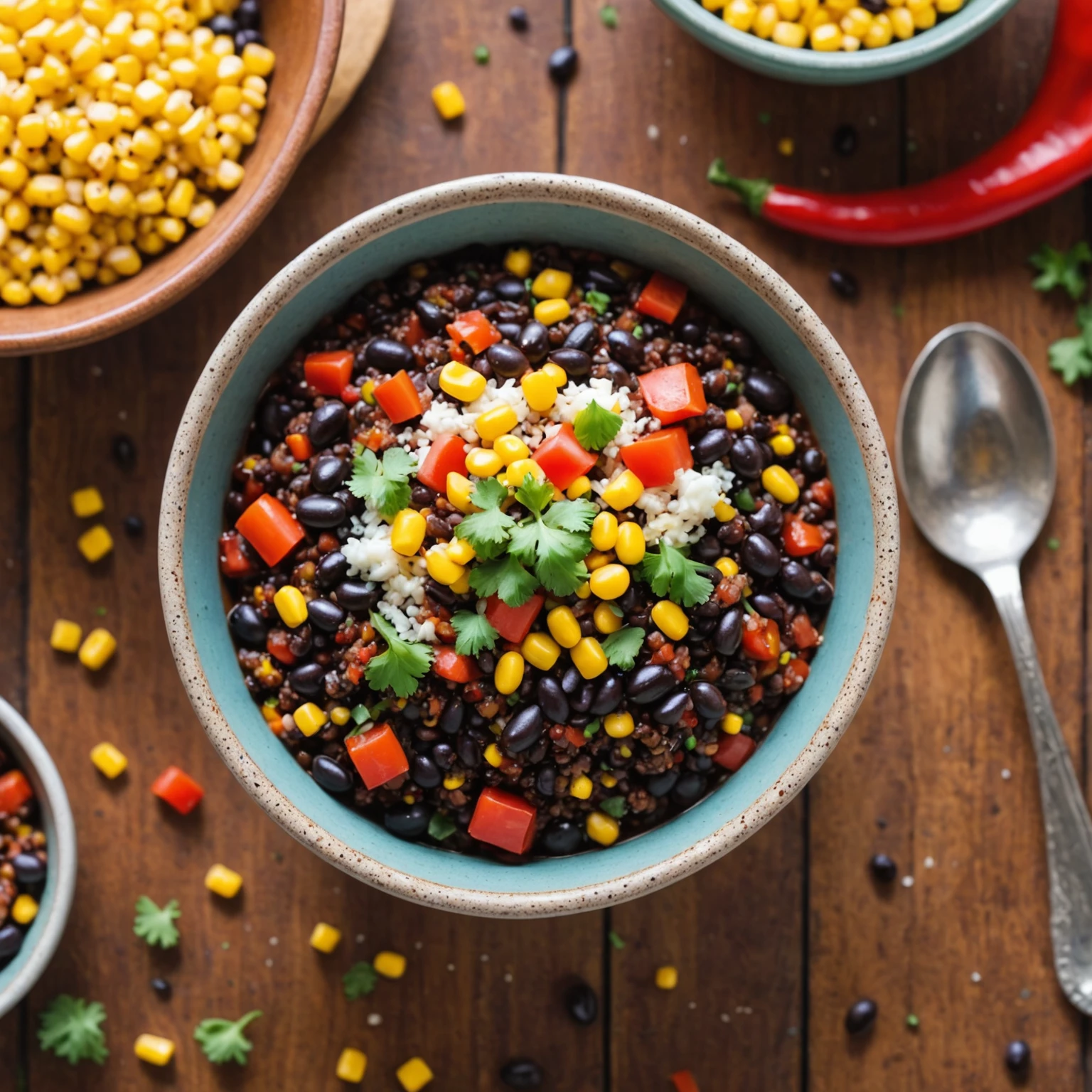 Hearty Black Bean and Quinoa Toddler Chili