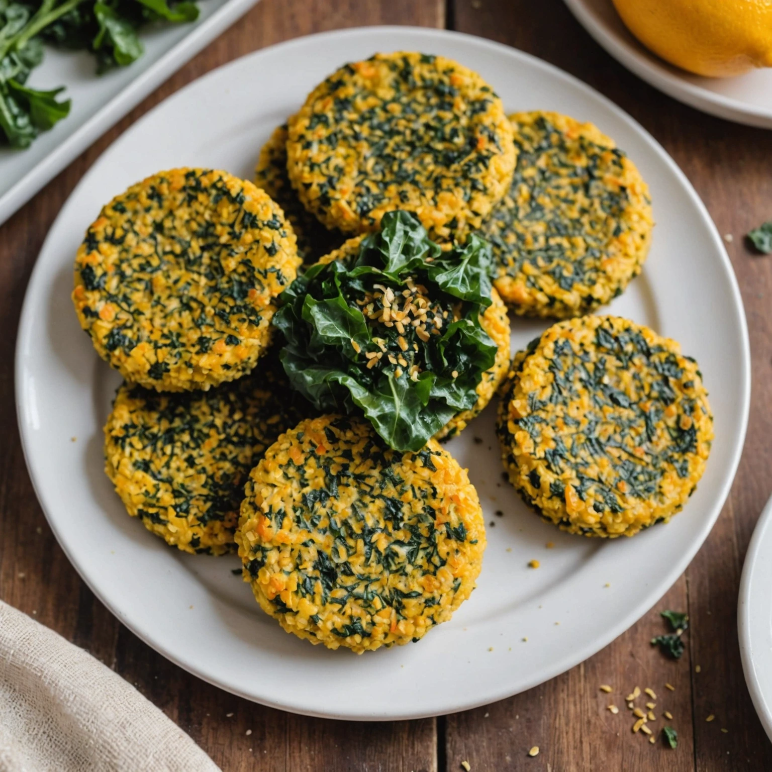 Iron-Rich Millet and Swiss Chard Toddler Patties with Lemon Zest