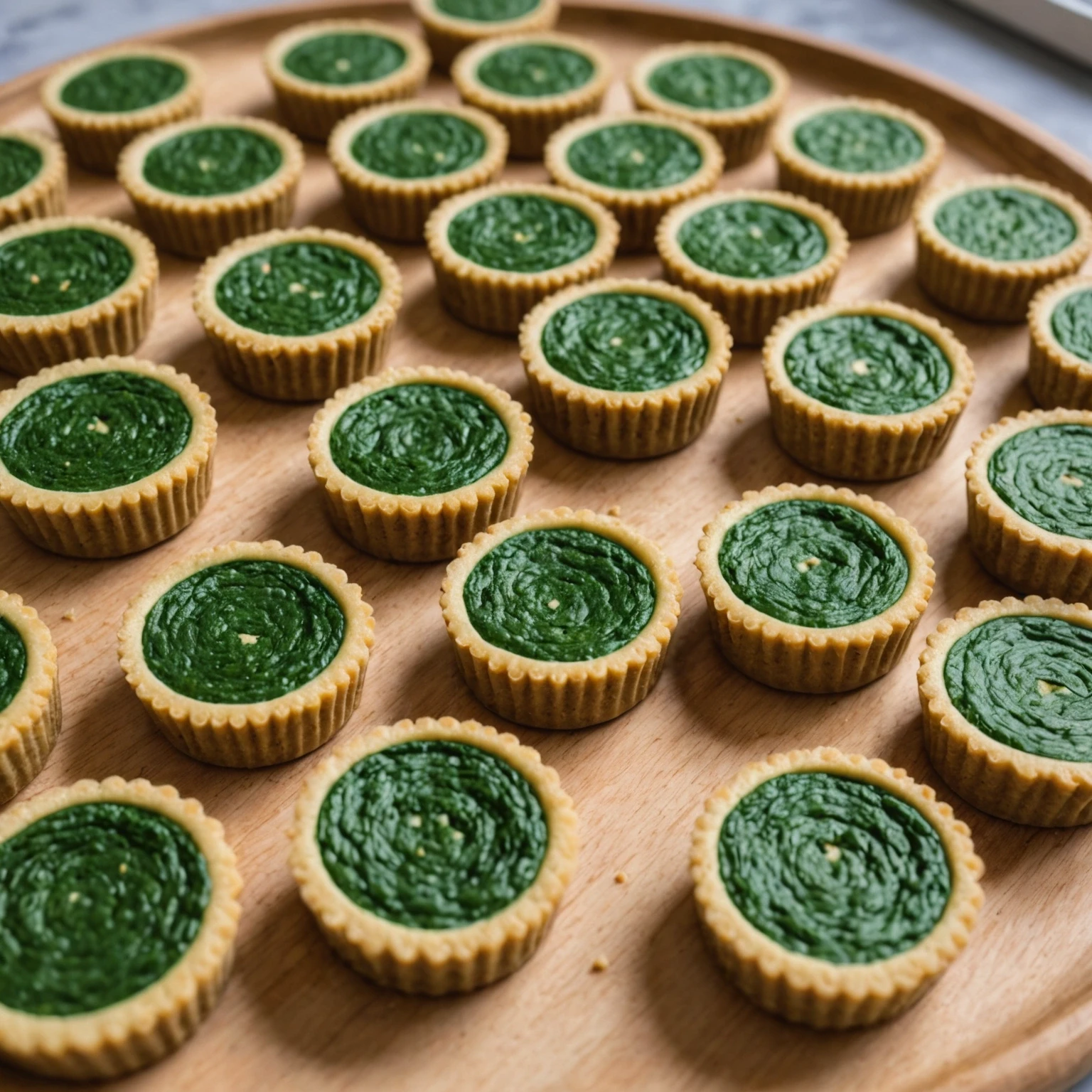 Iron-Enriched Vegan Amaranth and Spinach Mini Cheesecakes