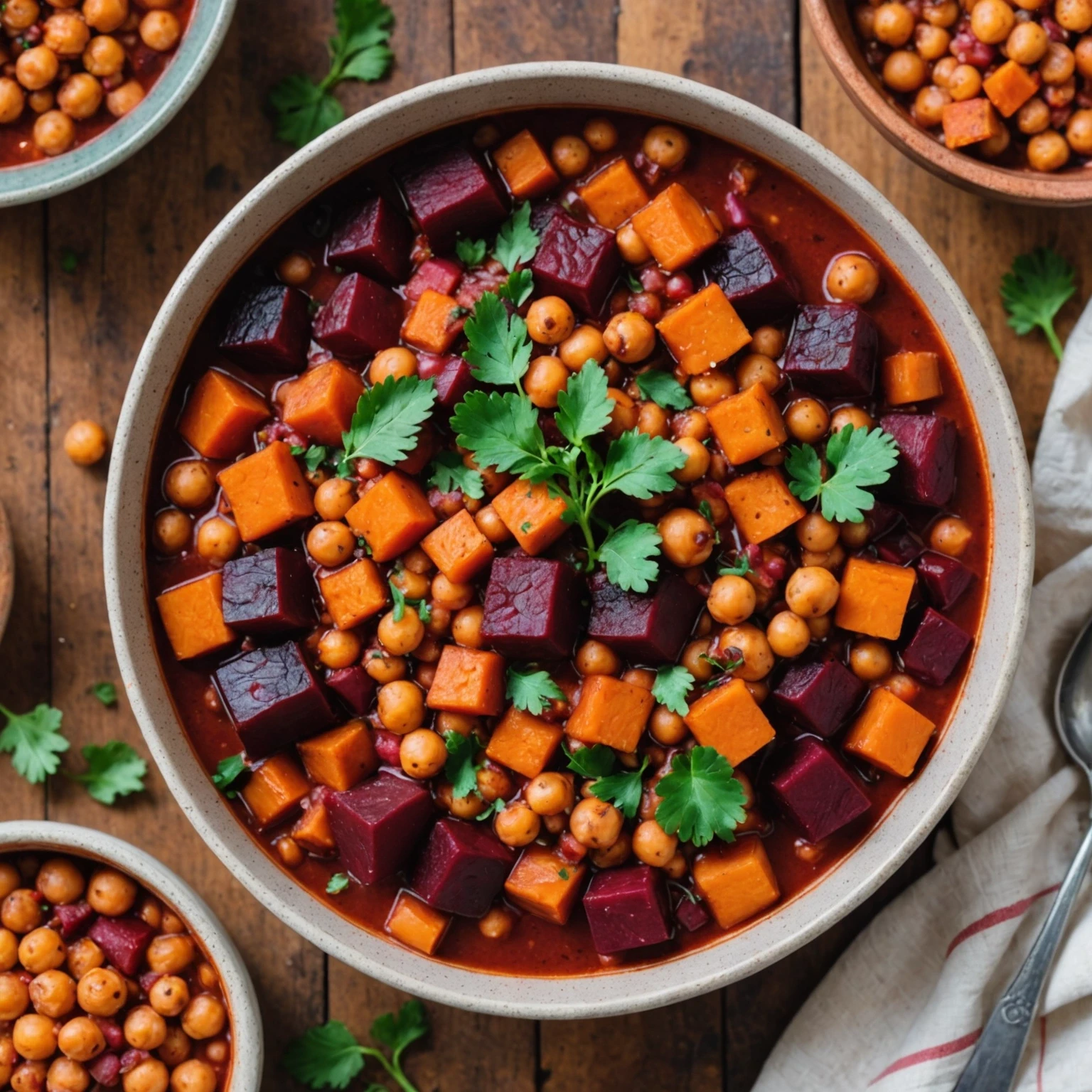 One-Pot Iron-Rich Beetroot and Chickpea Stew