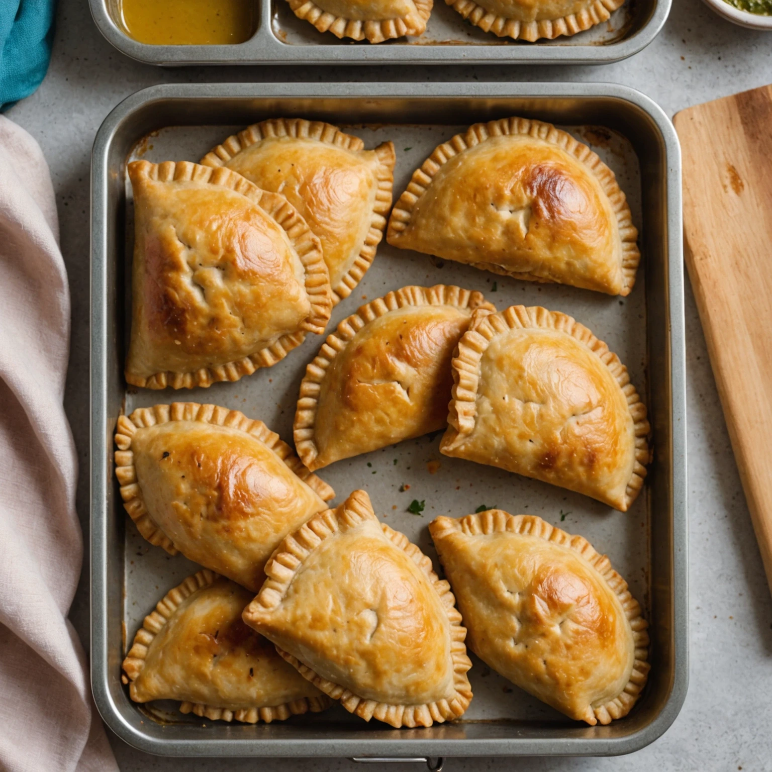 Soft Baked Vegetable and Amaranth Empanadas