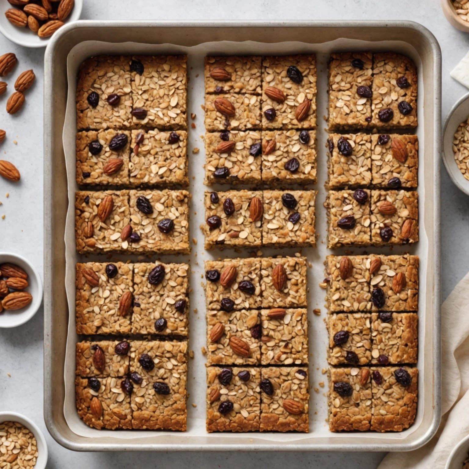 Nut-Free Vegan Date and Oat Breakfast Bars