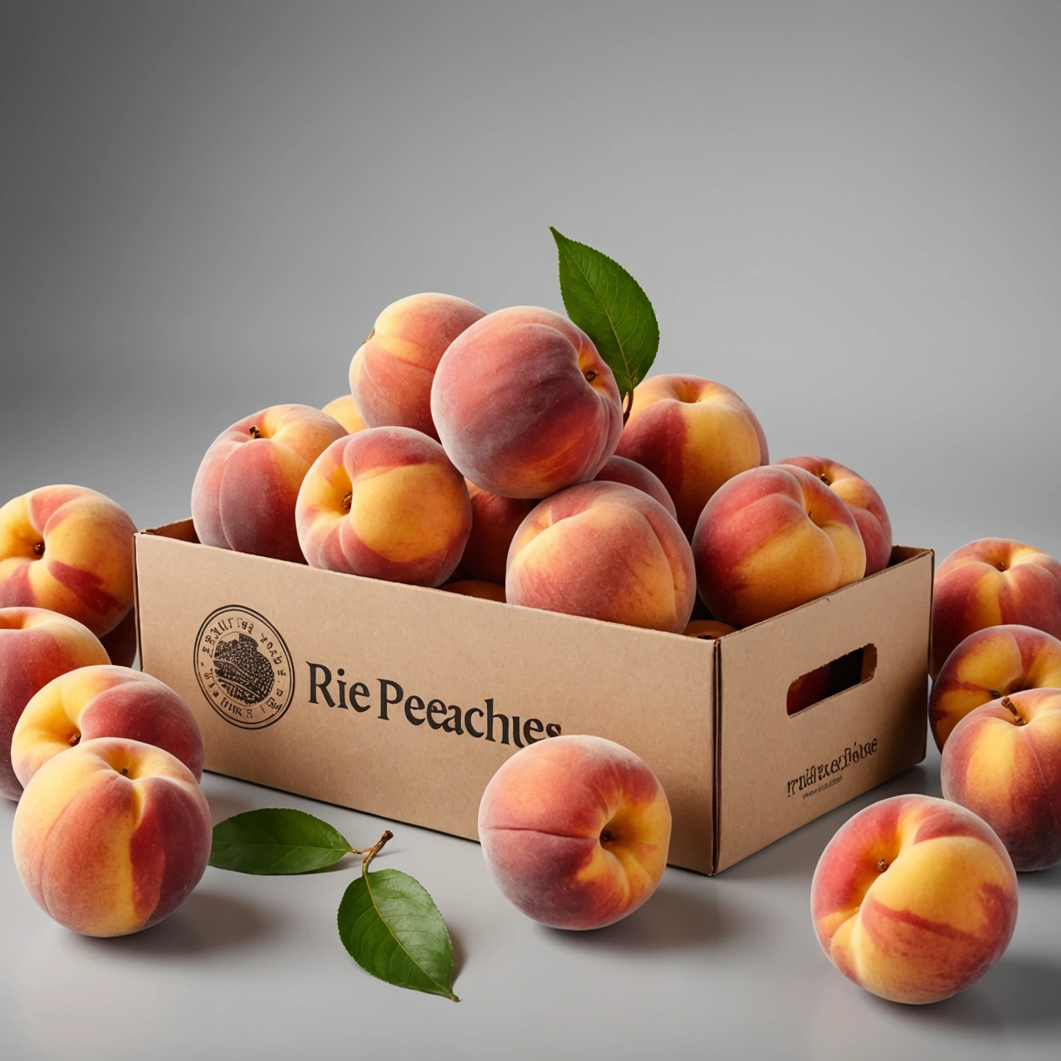 ripe peaches