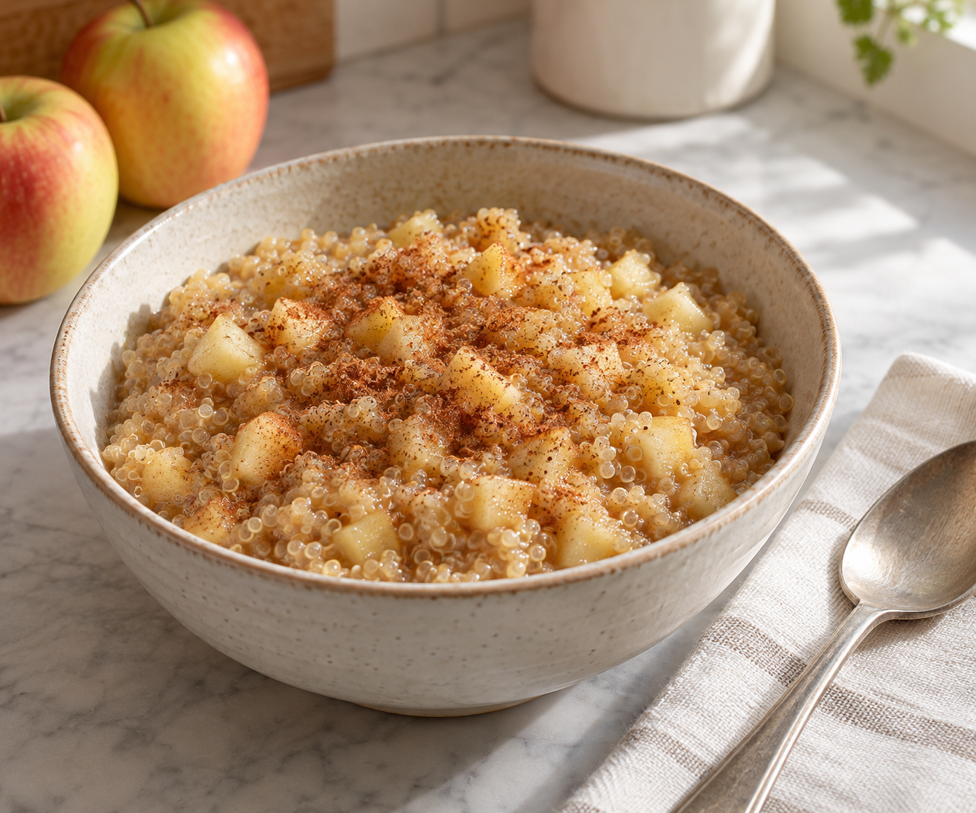 Spiced Quinoa and Apple Porridge