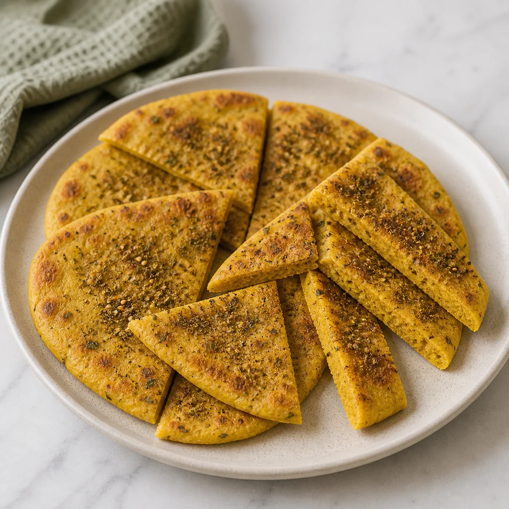 Chickpea Pumpkin Flatbread Mild Zaatar process image for TinyTummyTreats