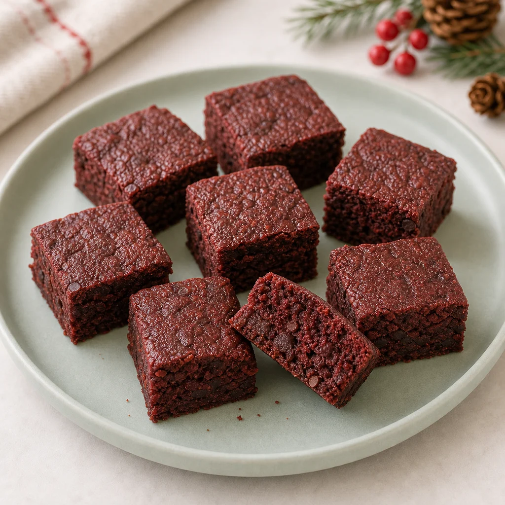 Festive Iron Rich Lentil Beetroot Brownie Bites process image for TinyTummyTreats