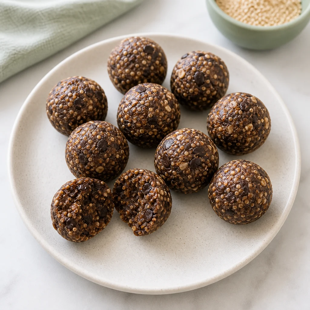 Iron Rich Amaranth Black Bean Energy Balls process image for TinyTummyTreats