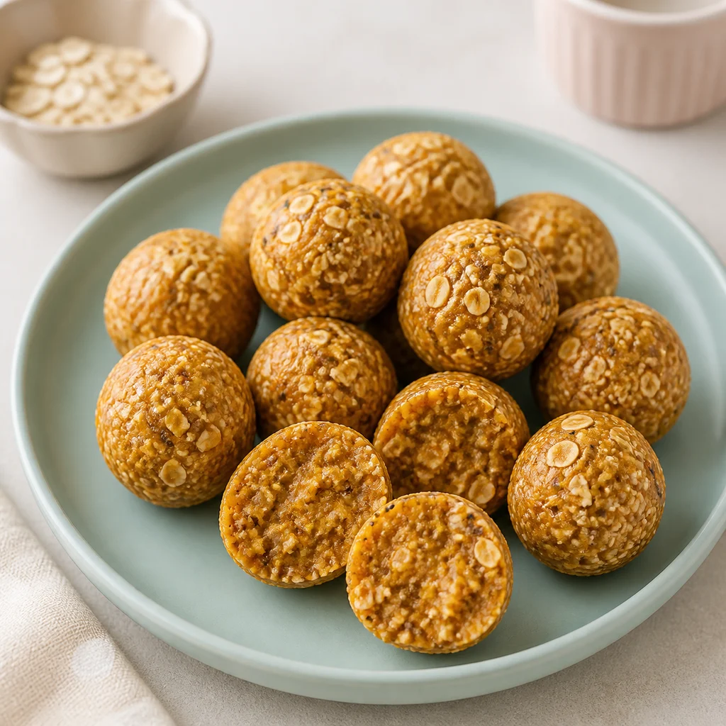 Iron Rich Pumpkin Amaranth No Bake Energy Balls process image for TinyTummyTreats