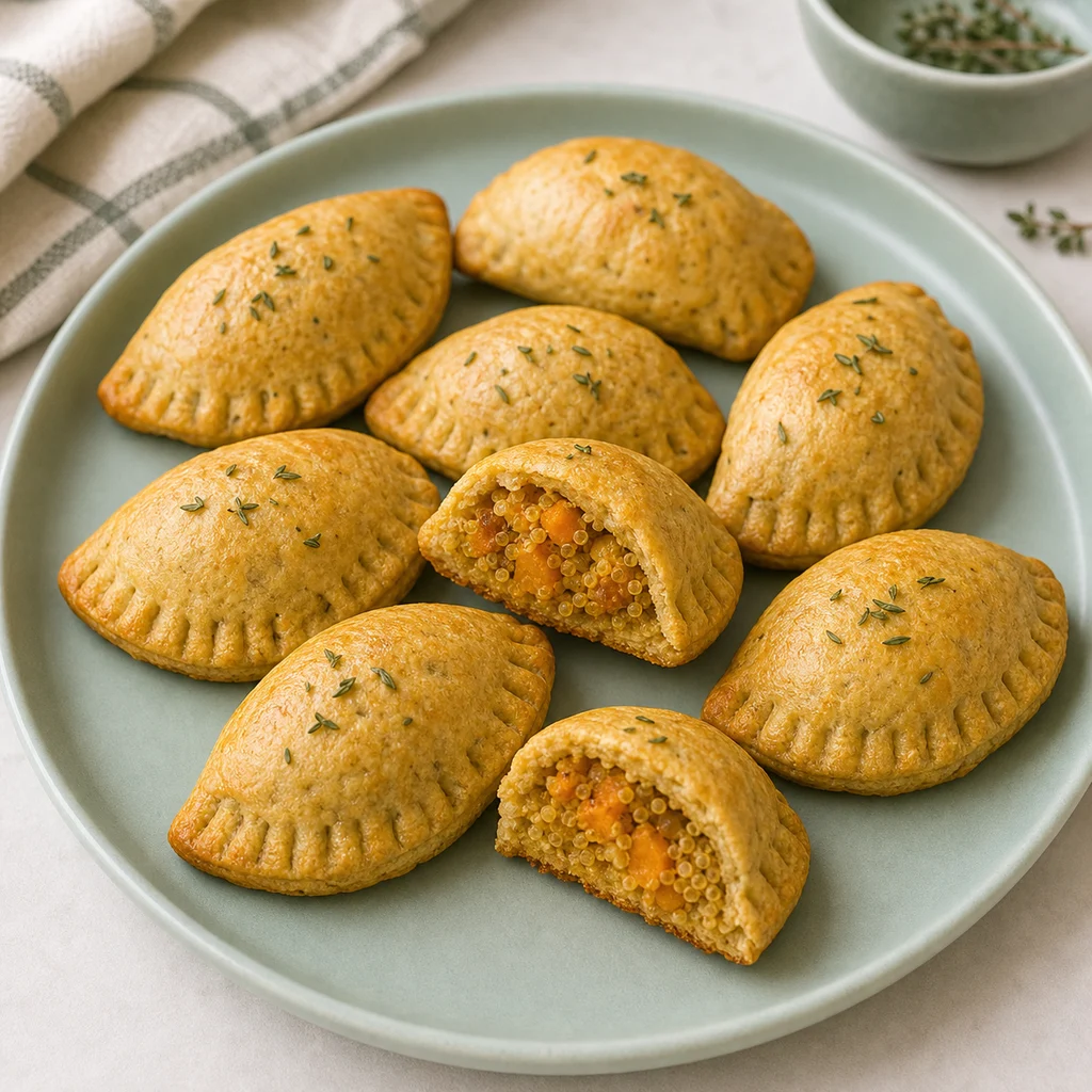 Mini Savory Quinoa Sweet Potato Hand Pies Mild Thyme process image for TinyTummyTreats