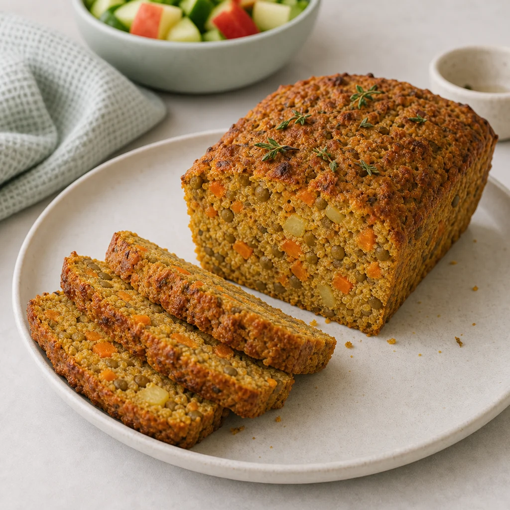 Rustic Spiced Amaranth Lentil Savory Loaf Root Vegetables process image for TinyTummyTreats